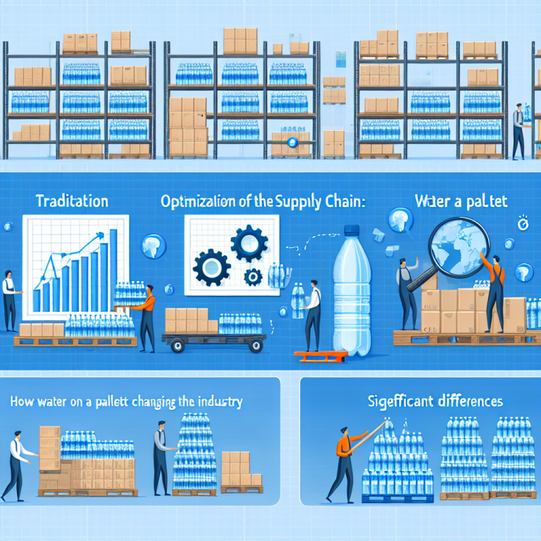 Efektywna dystrybucja wody na palecie. Jak zoptymalizować procesy logistyczne?